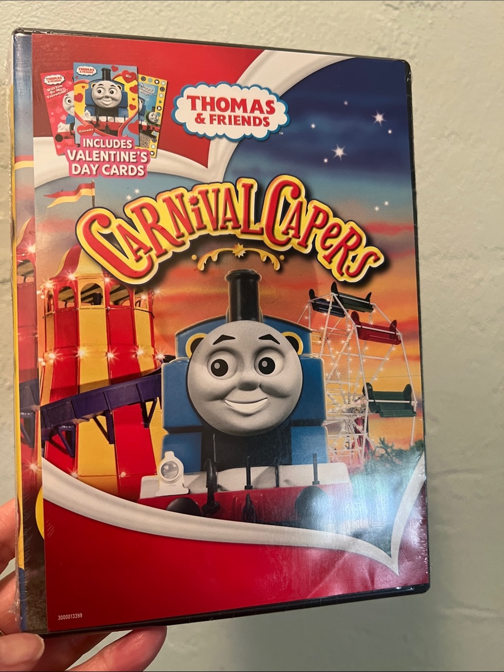 #2378**Thomas & Friends Carnival Capers DVD - Bright Red & Blue Cover